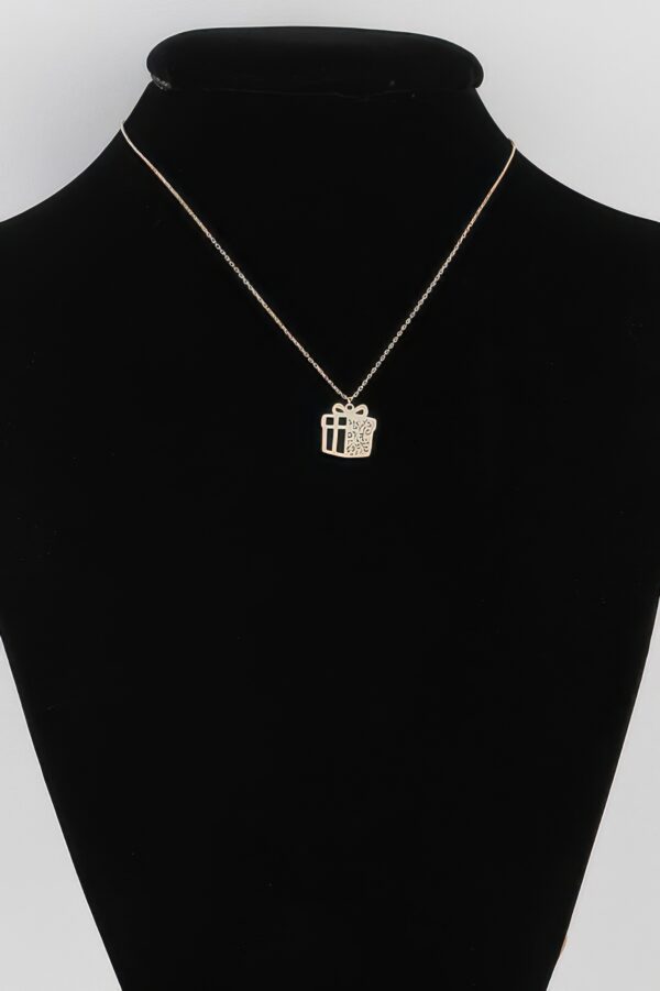 Holiday Gift Pendant Necklace – Polished Finish