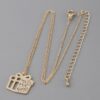 Holiday Gift Pendant Necklace – Polished Finish
