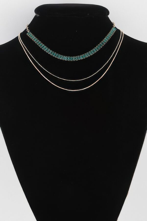 Multi Crystal Bead Necklace – Luminous Accent
