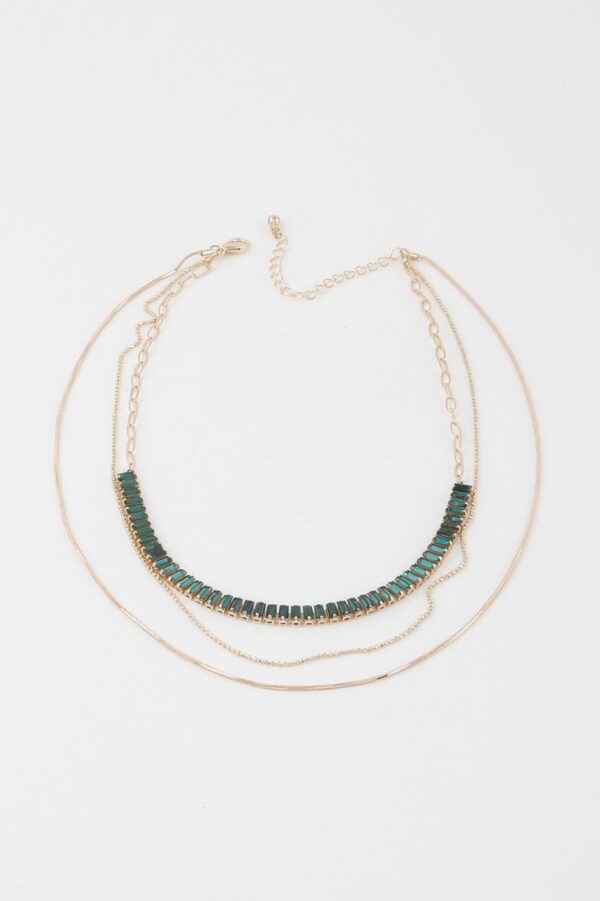 Multi Crystal Bead Necklace – Luminous Accent