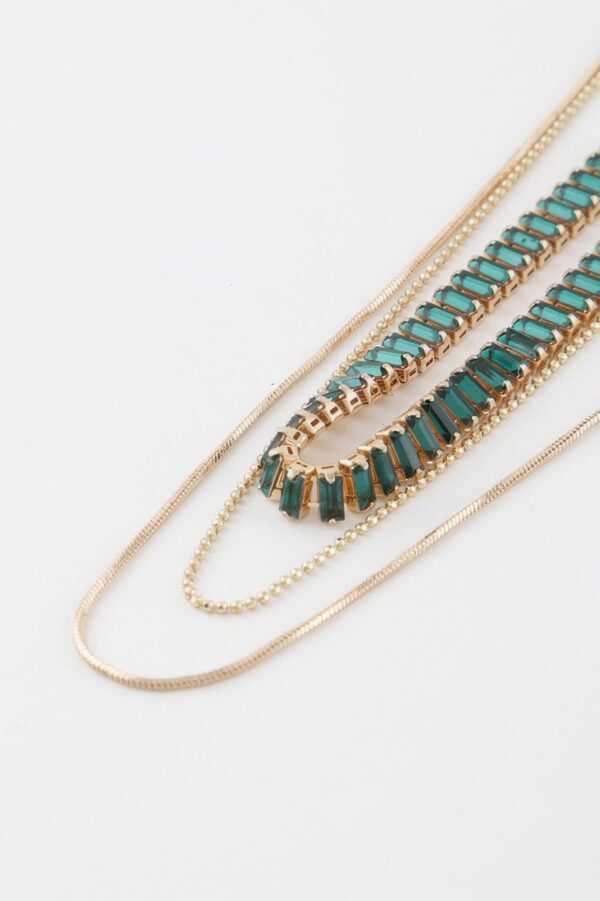 Multi Crystal Bead Necklace – Luminous Accent