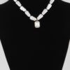 Multi-Stone Pendant Necklace – Layered Stone Accent