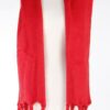 Soft Twisted Fringe Scarf – Cozy Knit Wrap