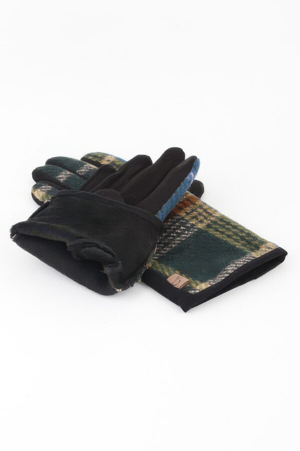 Plaid Cotton Gloves – Soft Breathable Check