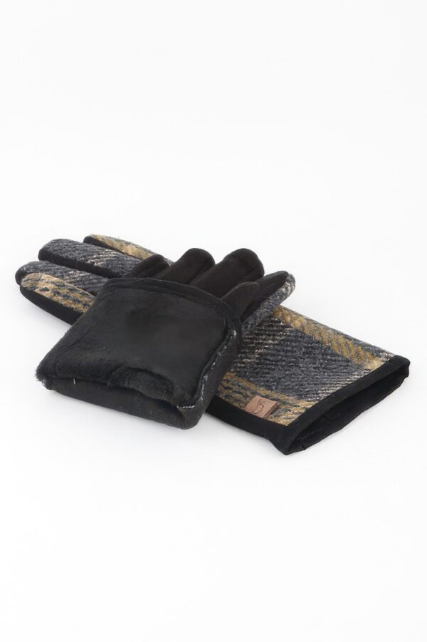 Plaid Cotton Gloves – Soft Breathable Check