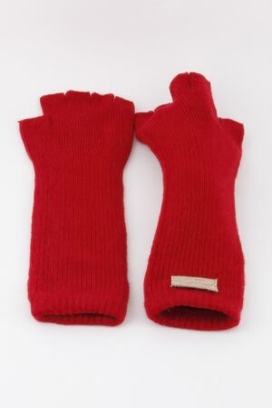 Soft Knit Fingerless Gloves – Lightweight Palm Warmers