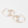 Cocktail Hoop Earrings – Polished 1.4in Circular Hoops