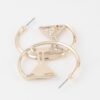 Cocktail Hoop Earrings – Polished 1.4in Circular Hoops