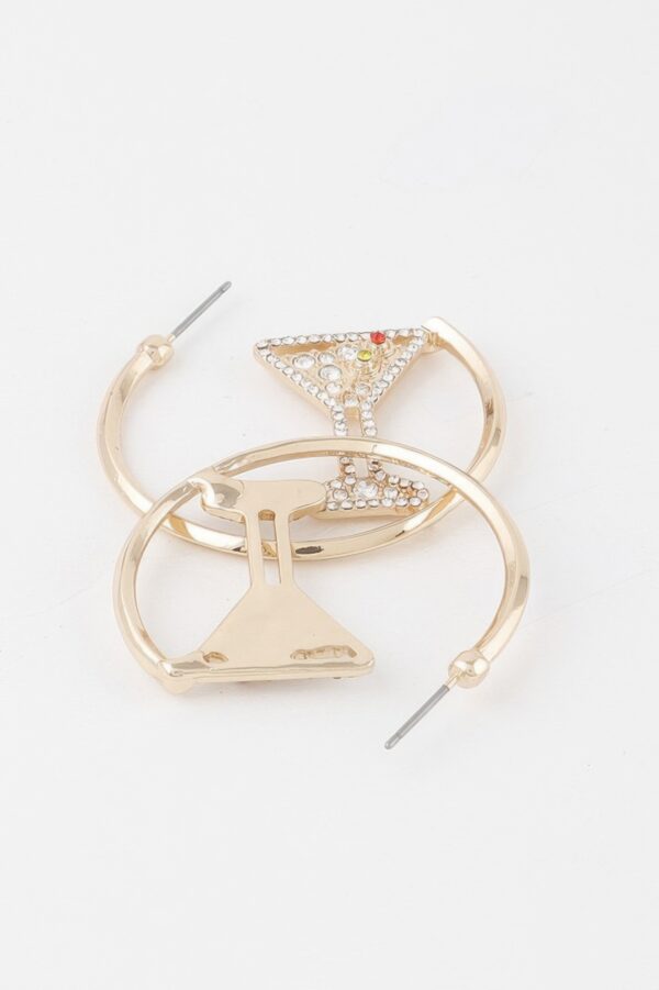 Cocktail Hoop Earrings – Polished 1.4in Circular Hoops