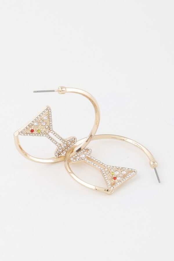 Cocktail Hoop Earrings – Polished 1.4in Circular Hoops