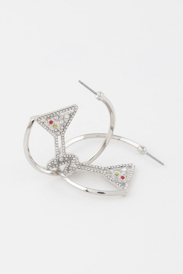 Cocktail Hoop Earrings – Polished 1.4in Circular Hoops