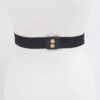 Multi Metal Stretch Belt – Elastic Band with Iron Accents