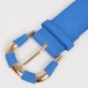 Micro Suede Belt – 1.5-inch Textured PU Waist Belt