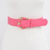 Micro Suede Belt – 1.5-inch Textured PU Waist Belt