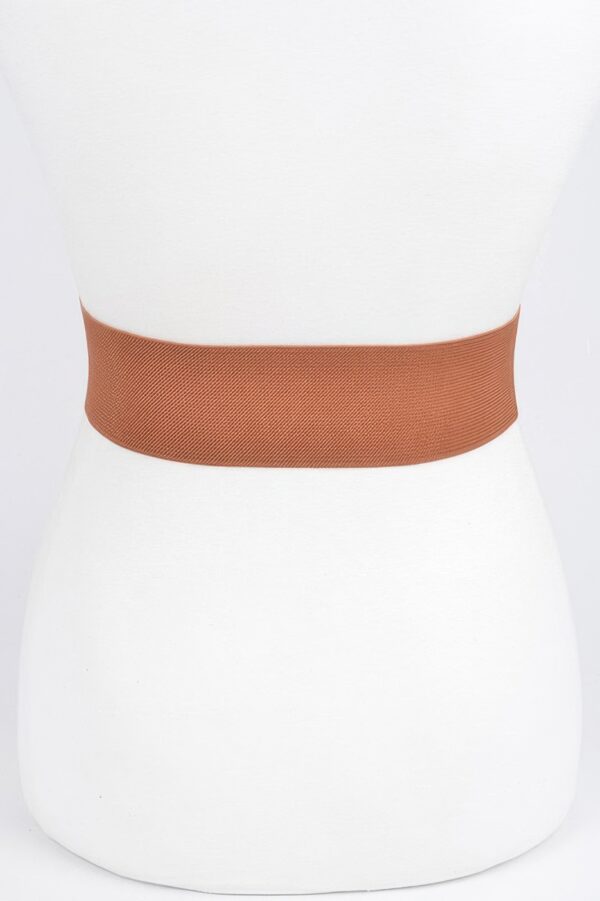Plus Size Rhinestone Chain Buckle Belt – Wide Stretch