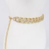 Rhinestone Oversized Chain Belt – Plus Size