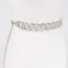 Rhinestone Oversized Chain Belt – Plus Size
