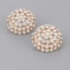 Radiant Rhinestone Stud Earrings – 1.4 x 1.4 in