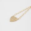 Rhinestone Heart Necklace – Delicate Sparkle Pendant