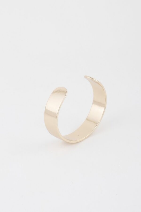 Jeweled Boss Structured Cuff Bracelet – Open Design