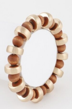 Double Beaded Bracelet – Layered Two-Row Beads