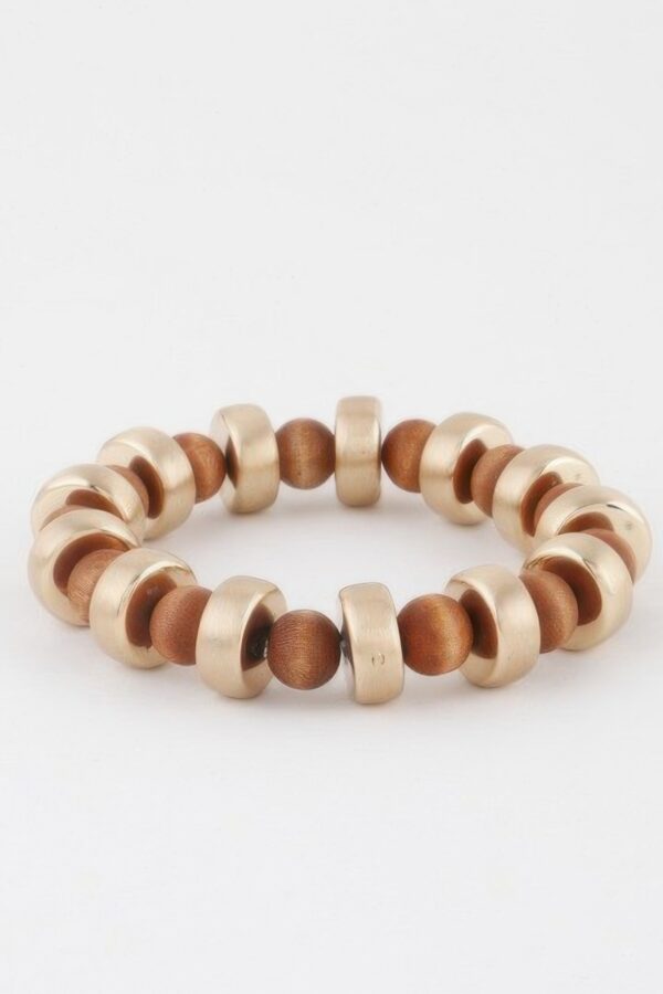Double Beaded Bracelet – Layered Two-Row Beads