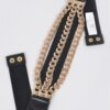 Multi-Layer Chain Elastic Waist Belt