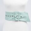 Pearl Double O Ring Belt – PU Structured Waist Belt