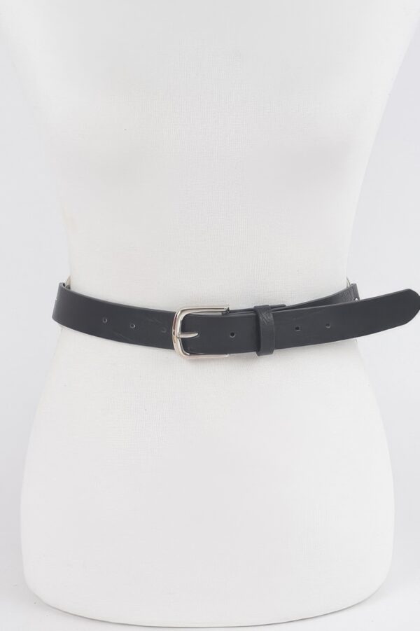 Back Chain Belt with Rear Chain Accent, PU & Iron