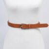 Back Chain Belt with Rear Chain Accent, PU & Iron