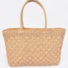 Medium Straw Tote Bag – Structured Woven Carryall