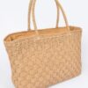 Medium Straw Tote Bag – Structured Woven Carryall