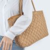 Medium Straw Tote Bag – Structured Woven Carryall
