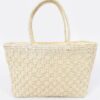Medium Straw Tote Bag – Structured Woven Carryall