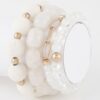 Multi Crystal Bead Bracelet – Layered Sparkle