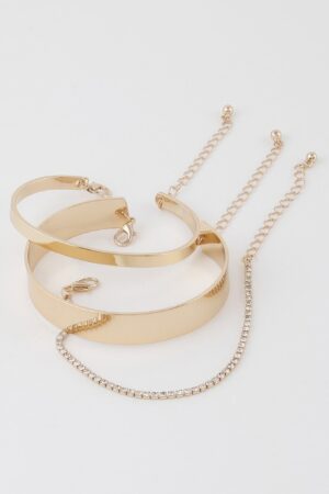 Triple-Band Jewel Bracelet – Layered Sparkle