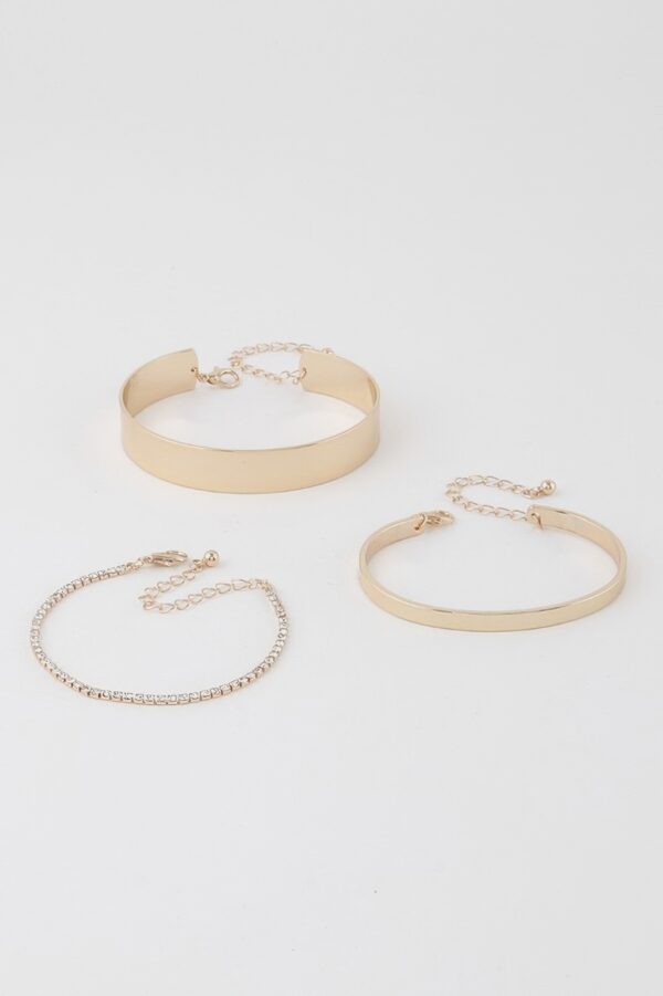Triple-Band Jewel Bracelet – Layered Sparkle