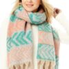 Two-Toned Fringe Scarf – Lightweight & Soft