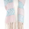 Two-Toned Fringe Scarf – Lightweight & Soft