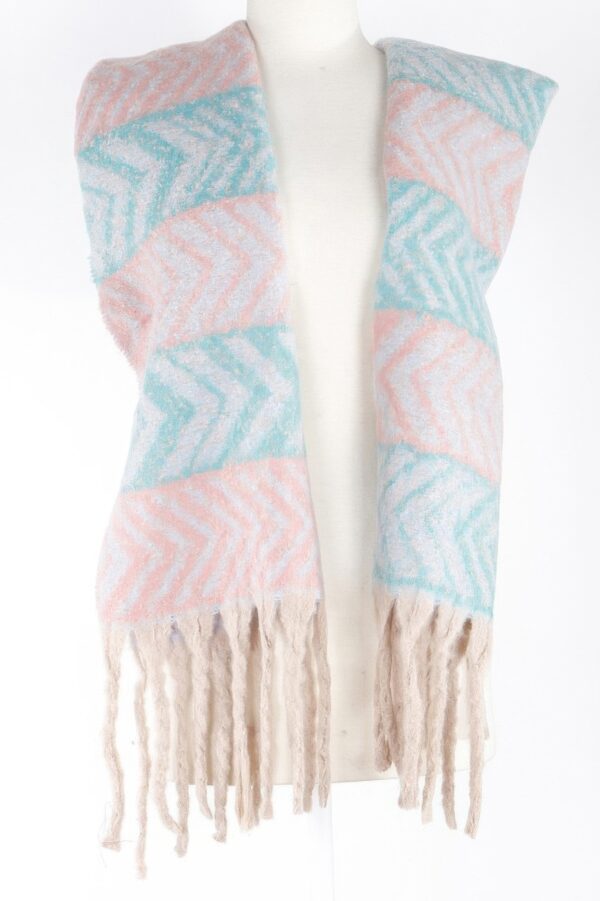 Two-Toned Fringe Scarf – Lightweight & Soft