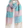 Two-Toned Fringe Scarf – Lightweight & Soft