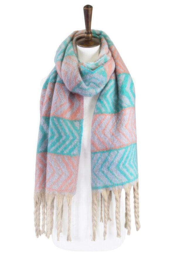 Two-Toned Fringe Scarf – Lightweight & Soft