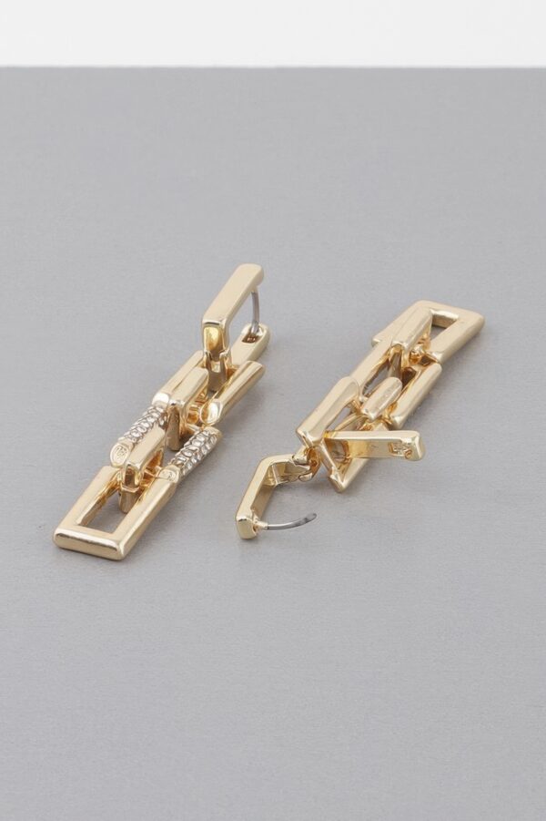 Link Chain Drop Earrings – Sleek Linear Drop