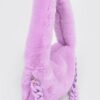Faux Fur Shoulder Bag – Plush Textured Design
