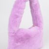 Faux Fur Shoulder Bag – Plush Textured Design