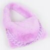 Faux Fur Shoulder Bag – Plush Textured Design