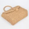 Faux Straw Weave Clutch – Structured Envelope Bag