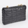 Quilted Faux Leather Flap Bag with Ball Chain