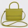 Pleated Faux Leather Shoulder Bag – Compact Essentials
