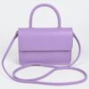Pleated Faux Leather Shoulder Bag – Compact Essentials